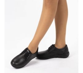 Kadın Deri Anatomik Topuk Dikeni Kemik Çıkıntısı Komfort Ayakkabı, Renk: Siyah, Beden: 36
